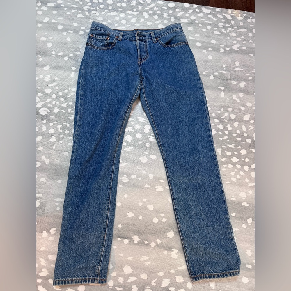 Levi’s 501 CT Customized Tapered Button Fly Jeans Women’s 26x34 Discontinued